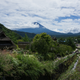 Iyashi no Sato with Mt. Fuji